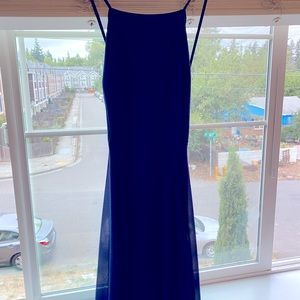 Lulus Bridesmaids Maxi Dress - Navy Blue